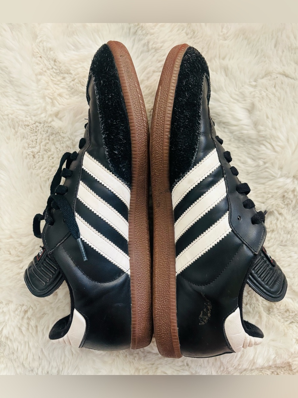 adidas SAMBA INDOOR SOCCER SHOES Black & White Size: 11 - Picture 4 of 7